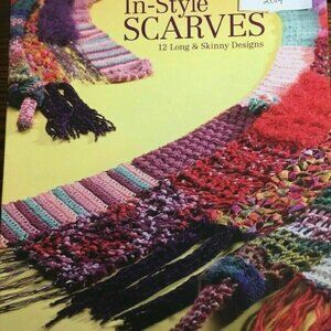 Crochet ASN American School of Needlework In-Style Scarves Long/Short  Patterns